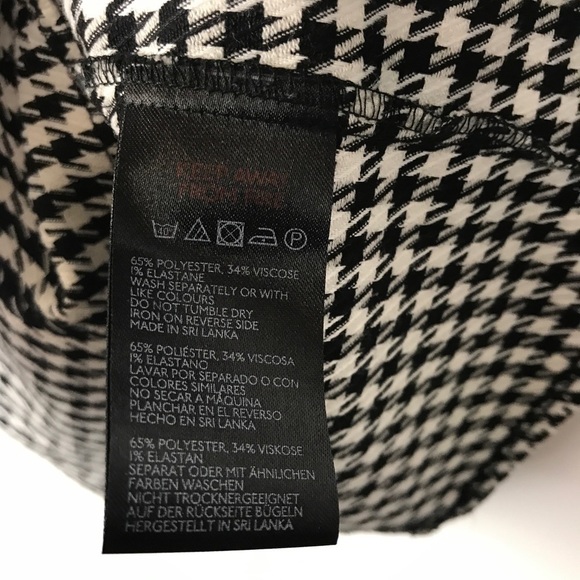 Urban Outfitters Y2K Square Neck Houndstooth Mini Dress Size‎ Medium - Picture 11 of 12